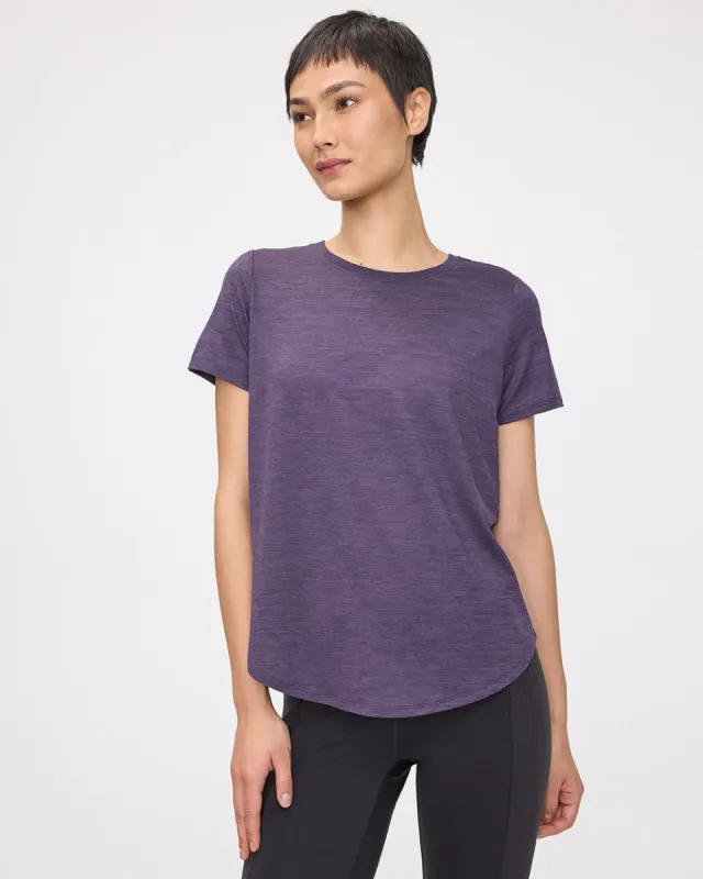 Short-Sleeve Crew-Neck Tee - Dry-Lux (R) Hyba Essentials sold by Reitmans