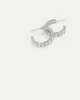 Open Hoops with Rhinestones sold by Reitmans