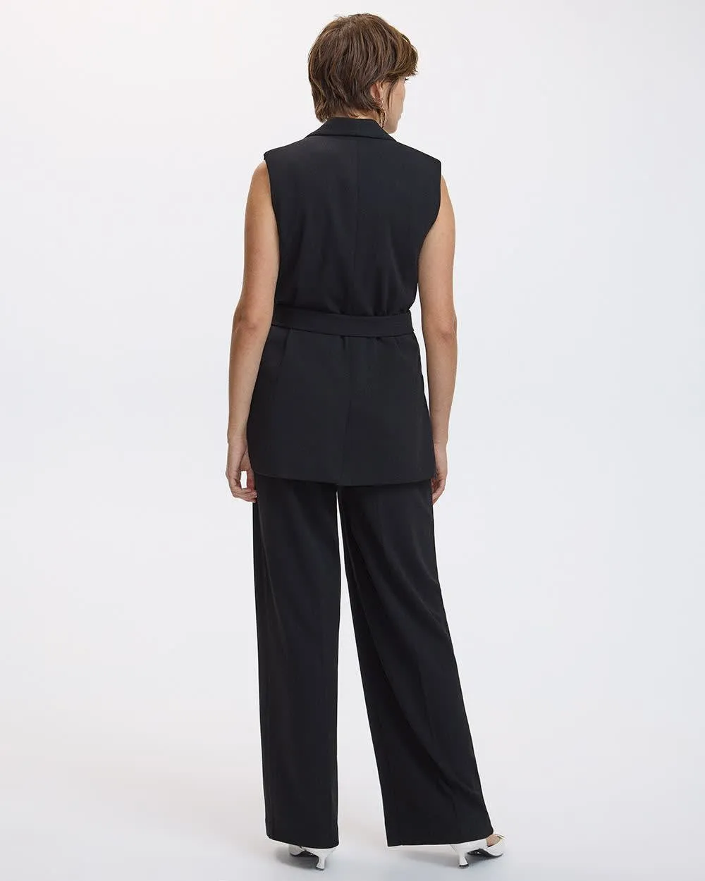 Sleeveless Belted Vest sold by Reitmans product image thumbnail 2