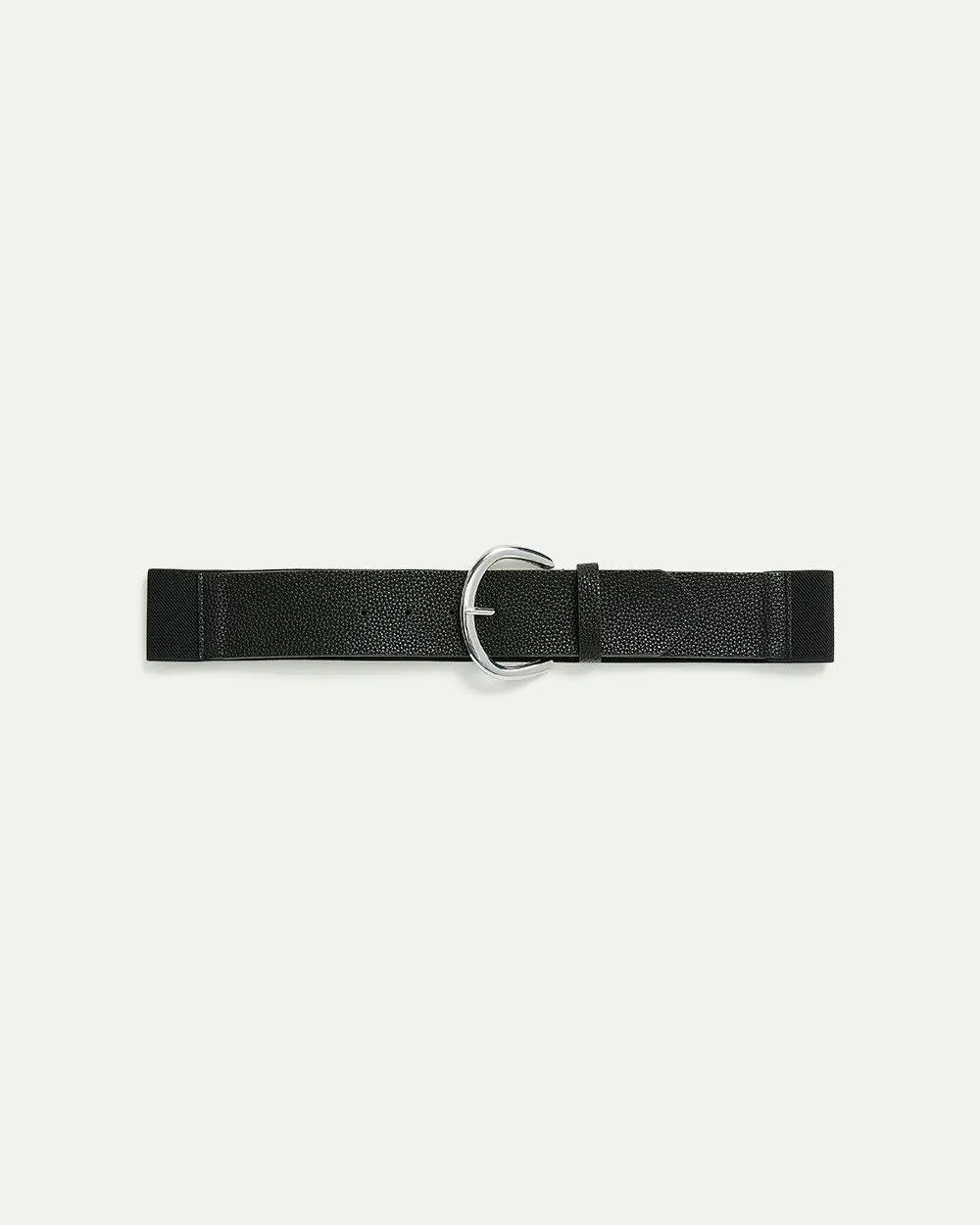 Pebbled Faux Leather Elastic Belt sold by Reitmans