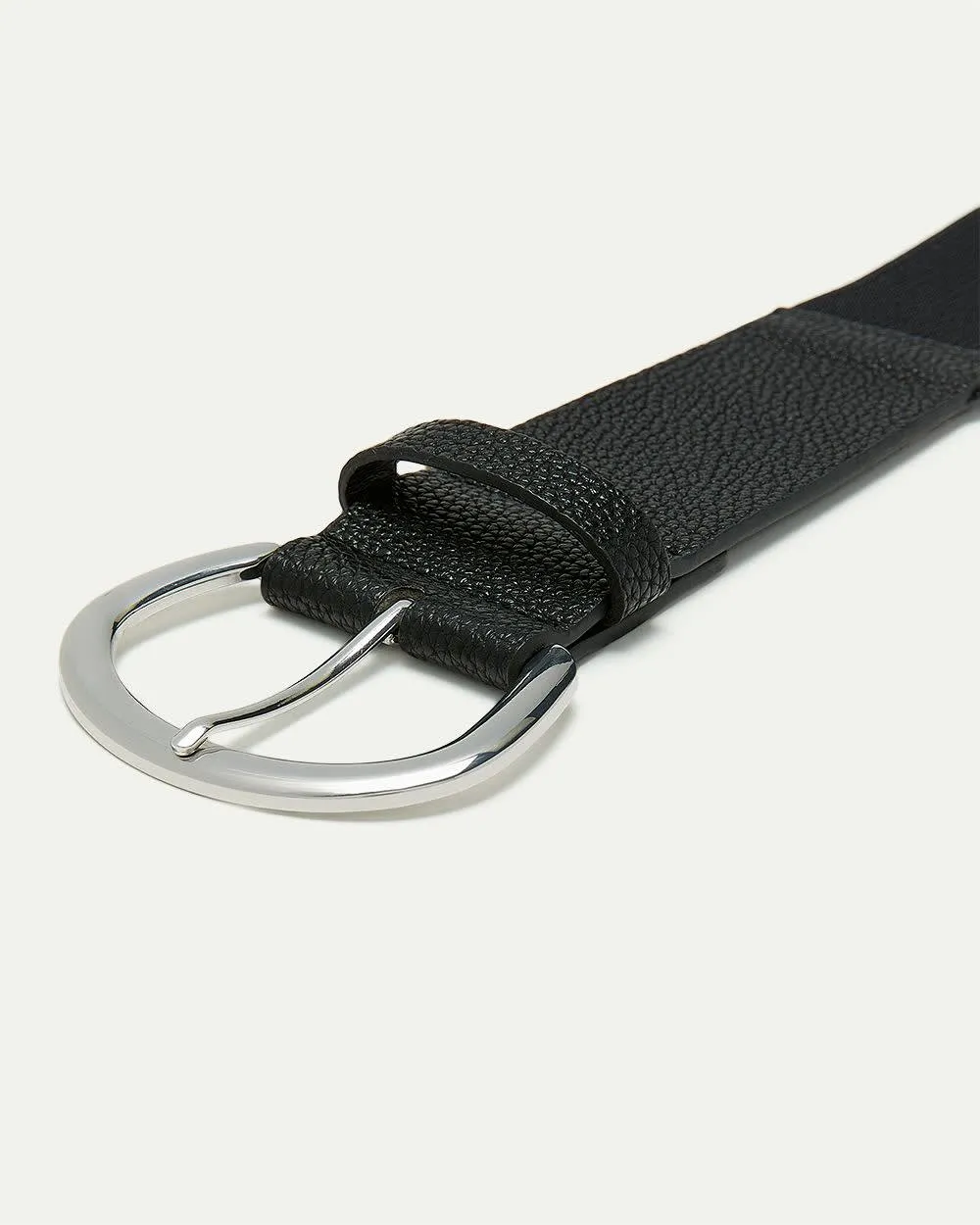 Pebbled Faux Leather Elastic Belt sold by Reitmans product image thumbnail 2