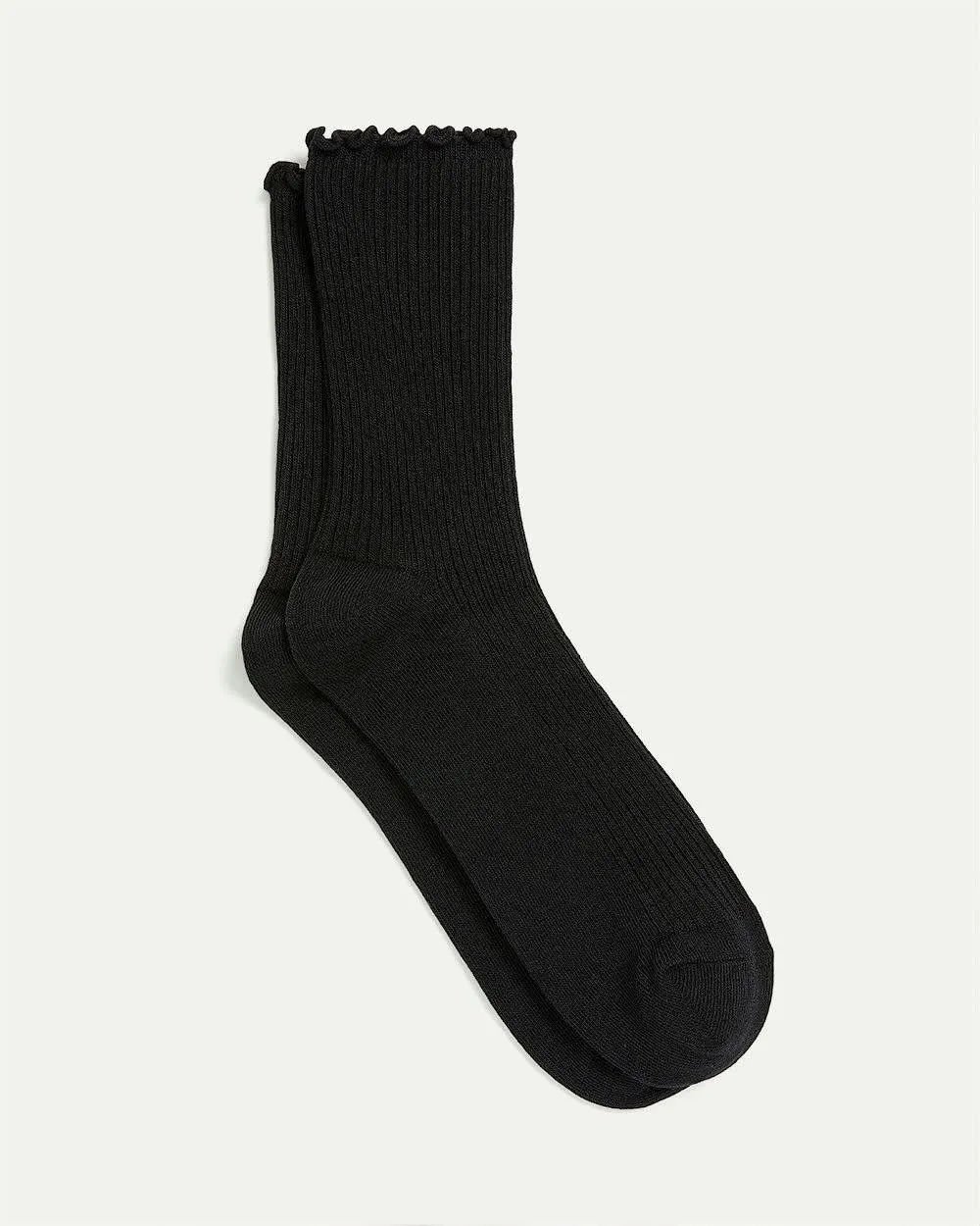 Textured-Knit Crew Socks with Ruffled Hems sold by Reitmans