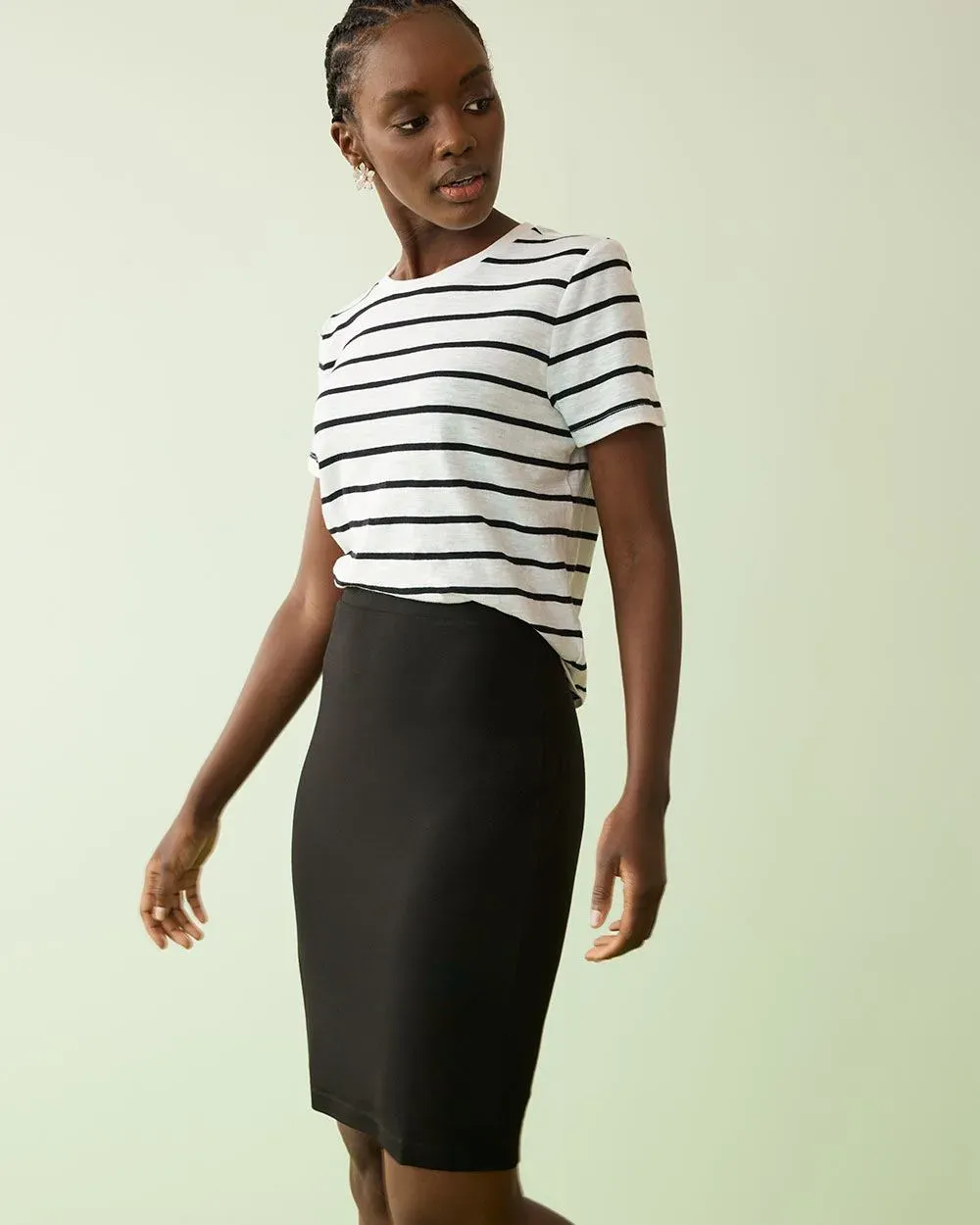 Jersey Pencil Skirt sold by Reitmans product image thumbnail 4