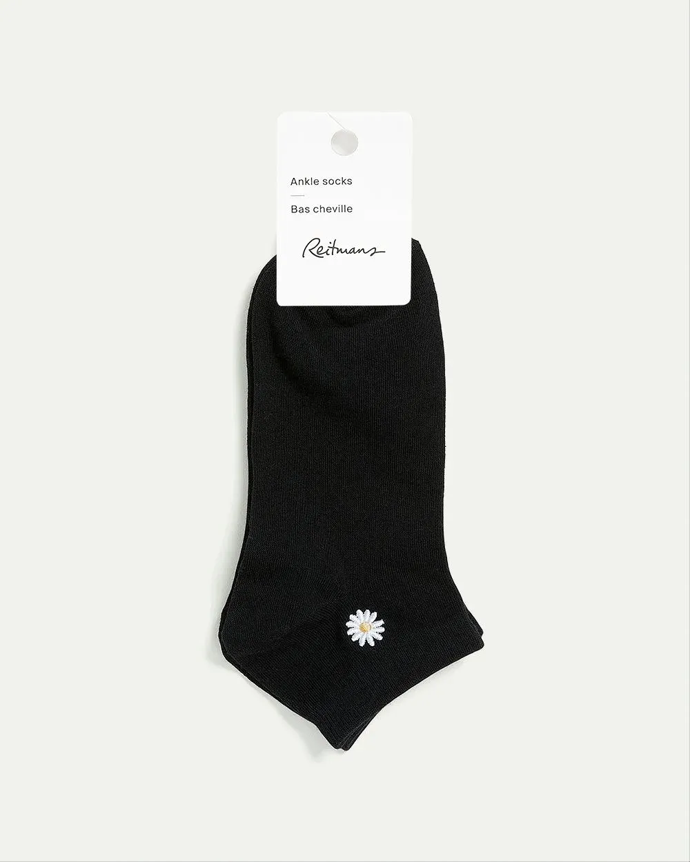 Cotton Anklet Socks with Daisy at Hem sold by Reitmans product image thumbnail 5