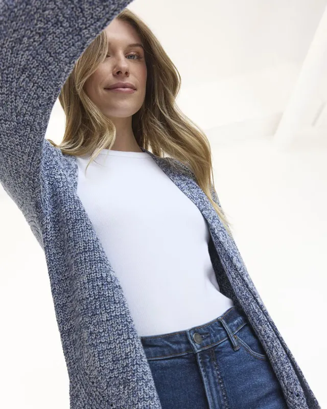 Long-Raglan-Sleeve Open Cardigan sold by Reitmans