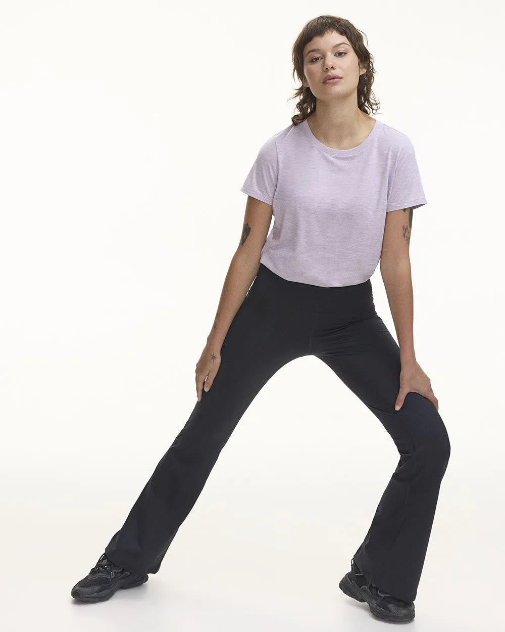 Flare-Leg High-Rise Pulse Legging Pant - Hyba sold by Reitmans