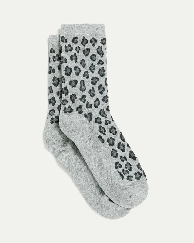 Cotton Socks with Leopard Print sold by Reitmans