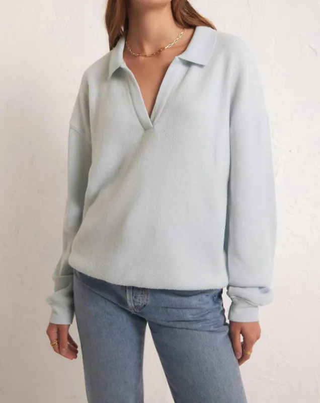 Z Supply - Nico Reverse Fleece Top sold by Reitmans