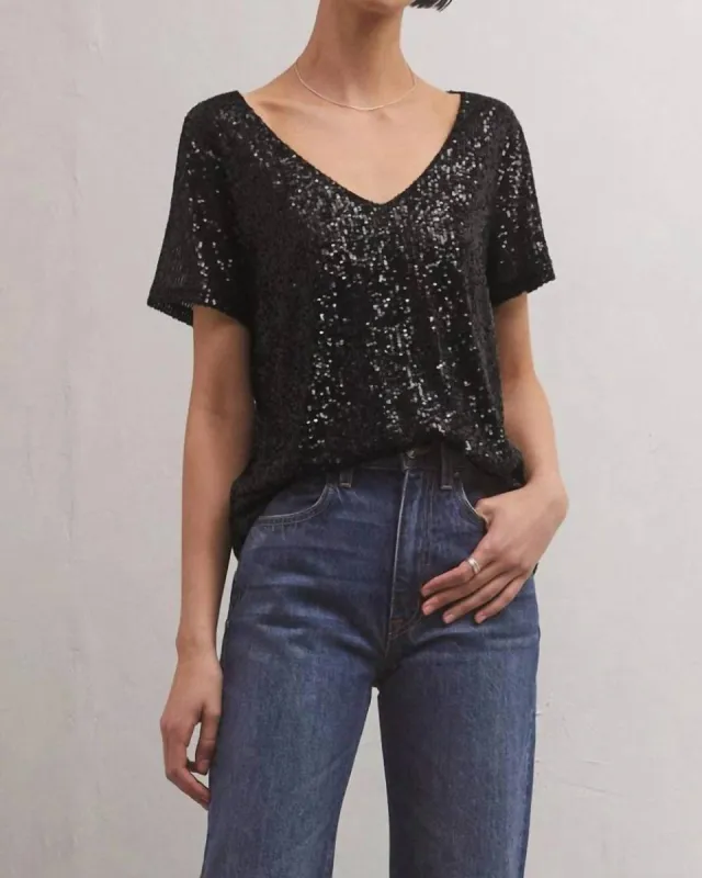 Z Supply - Marbella Sequin Top sold by Reitmans