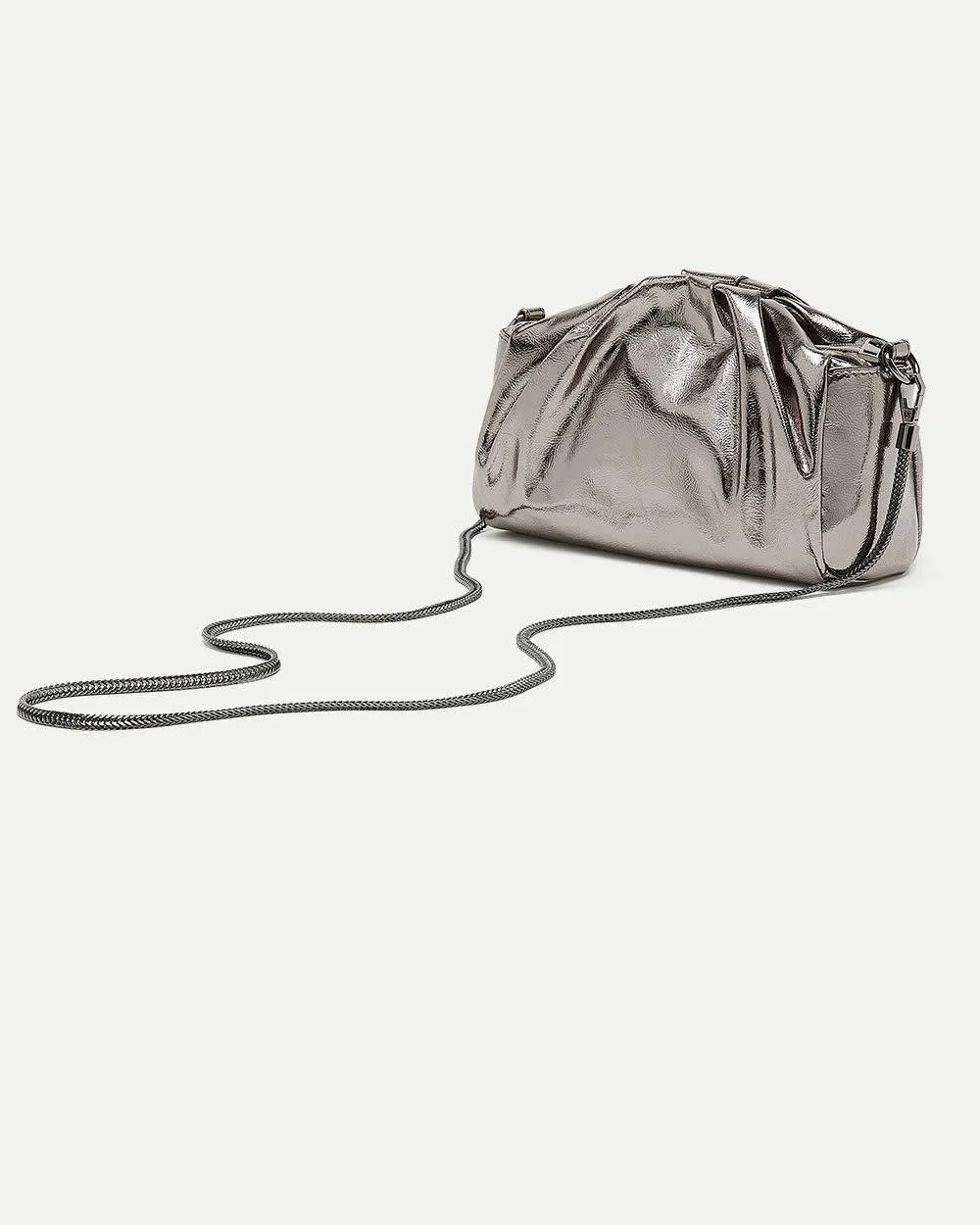 Ruched Metallic Clutch sold by Reitmans product image thumbnail 3
