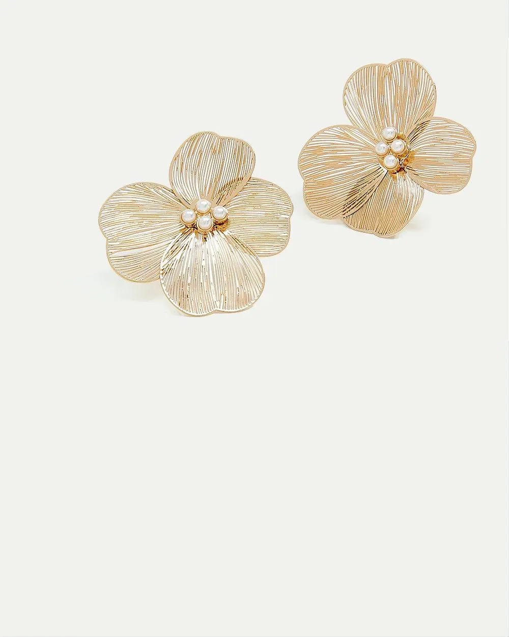 Flower Earrings with Pearls sold by Reitmans product image thumbnail 3