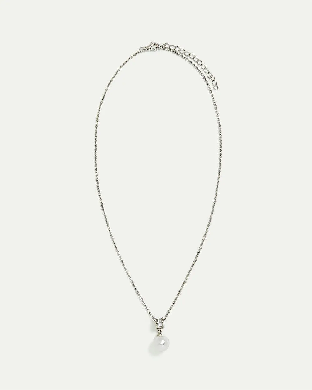 Short Necklace with Pearl Pendant sold by Reitmans product image thumbnail 2