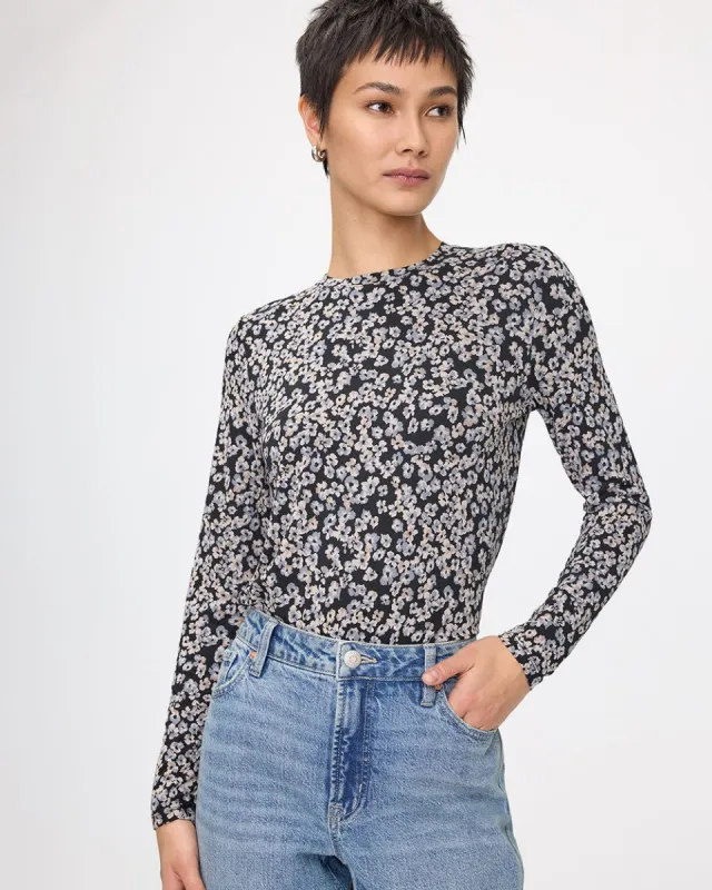 Long-Sleeve Crew-Neck Tee sold by Reitmans