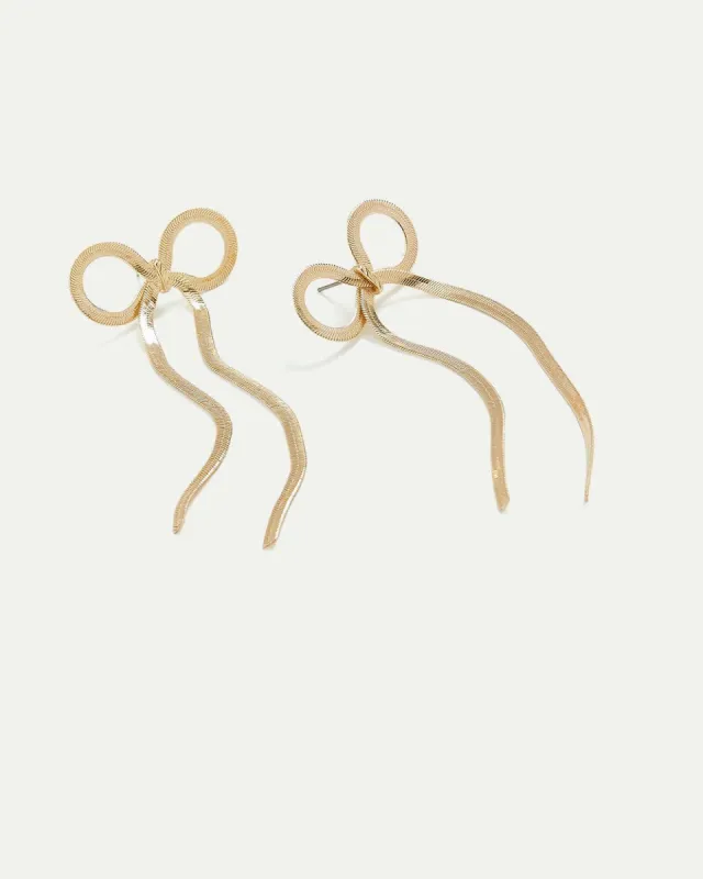 Delicate Bow Earrings sold by Reitmans