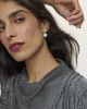 Shiny Earrings with Ball Pendant sold by Reitmans