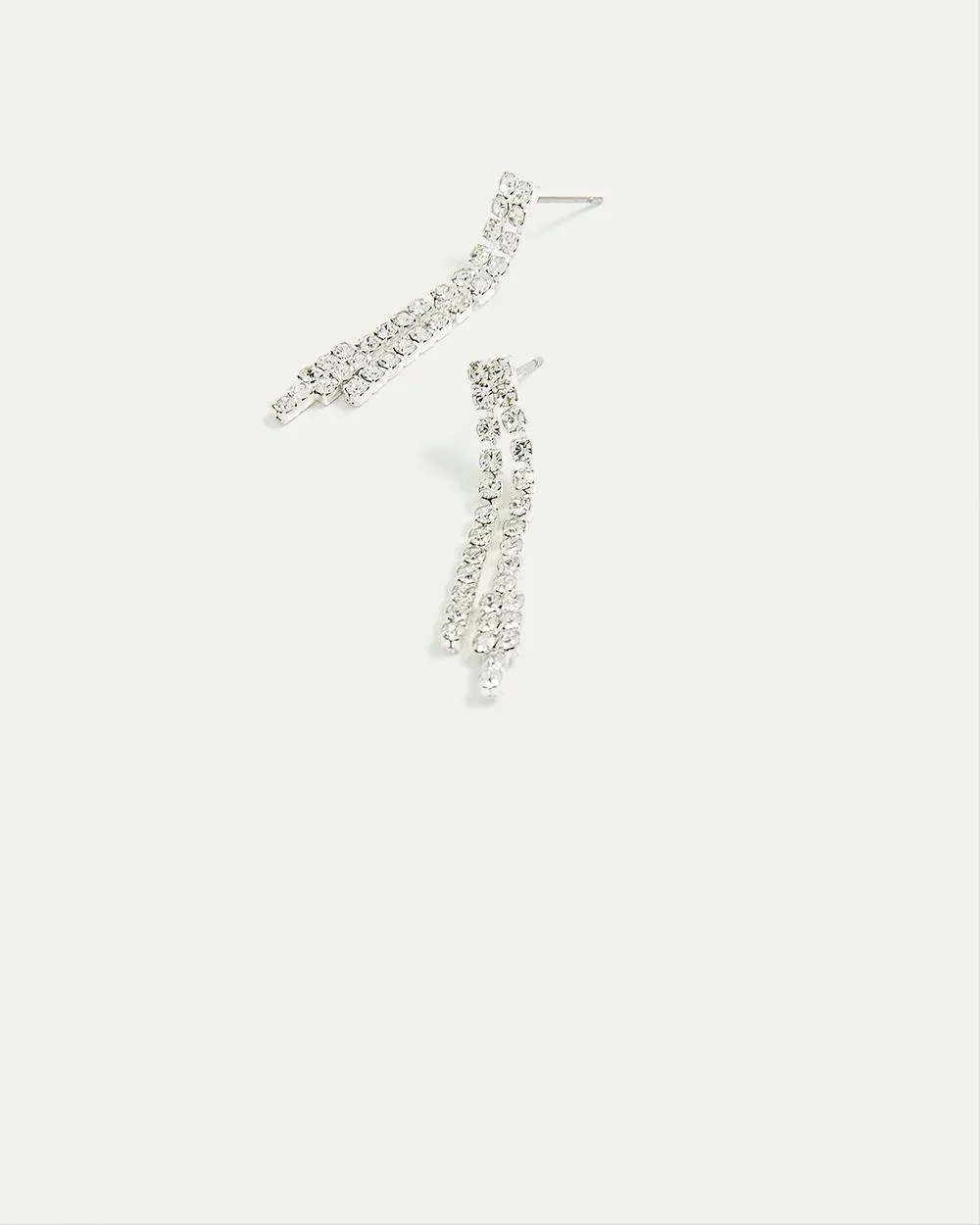 Earrings with Rhinestone Pendants sold by Reitmans product image thumbnail 3