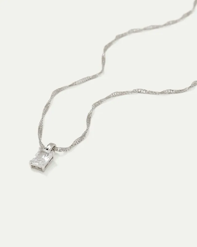 Short Twisted Chain with Stone Pendant sold by Reitmans
