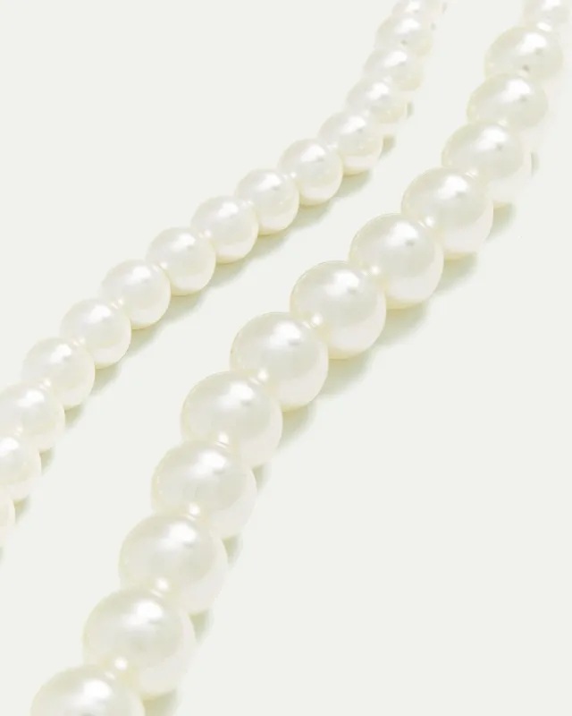 Double-Layer Pearl Necklace sold by Reitmans