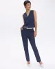 Straight-Leg High-Rise Pinstripe Pants - The Modern Stretch (R) - Petite sold by Reitmans