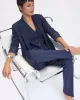 Straight-Leg High-Rise Pinstripe Pants - The Modern Stretch (R) - Petite sold by Reitmans