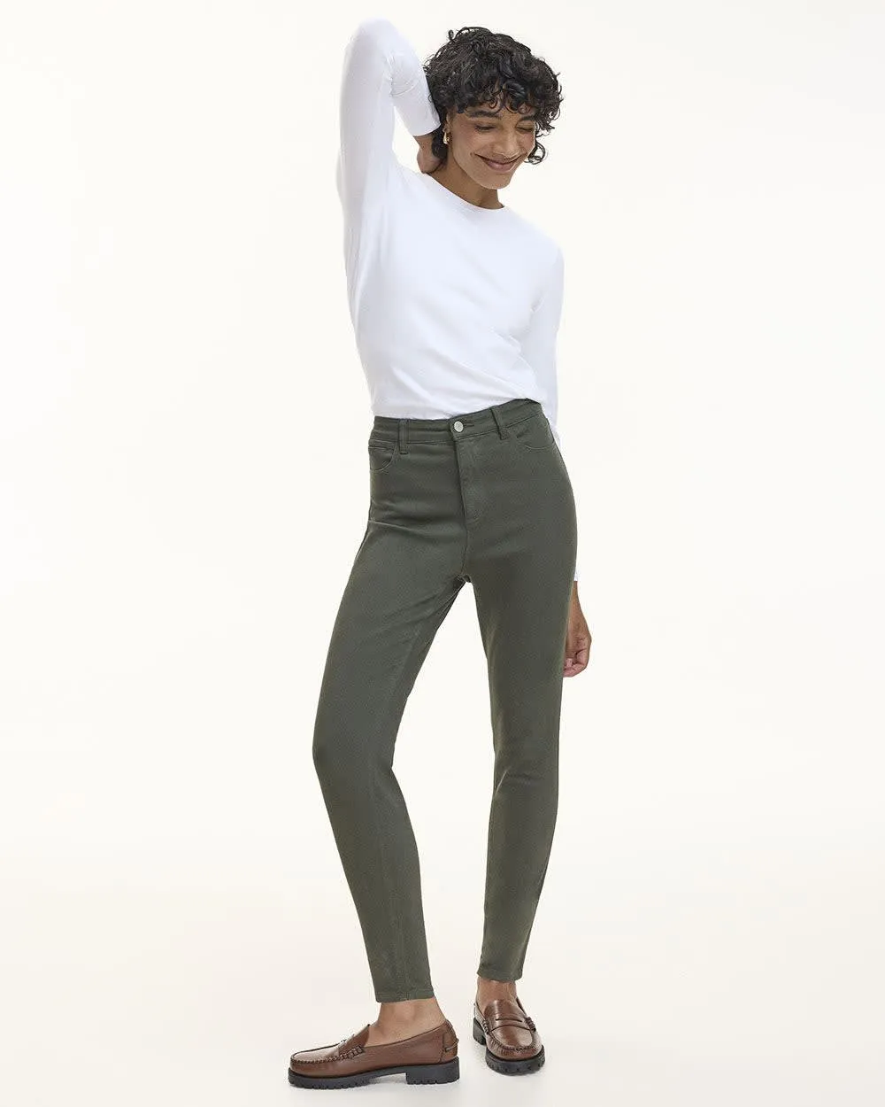 Skinny-Leg High-Rise Jean - The Signature - Petite sold by Reitmans