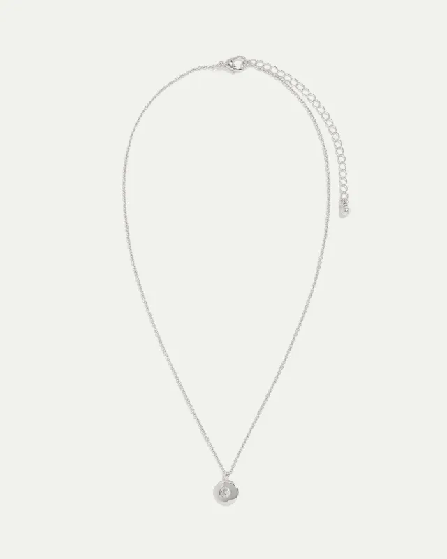 Short Necklace with Disc Pendant with Stone sold by Reitmans