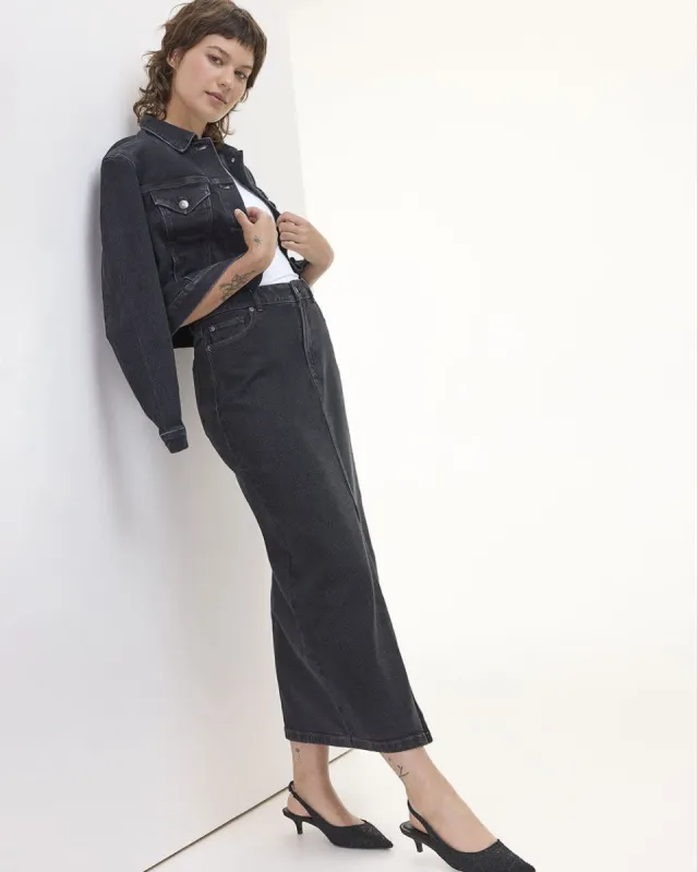 Maxi Denim Skirt sold by Reitmans