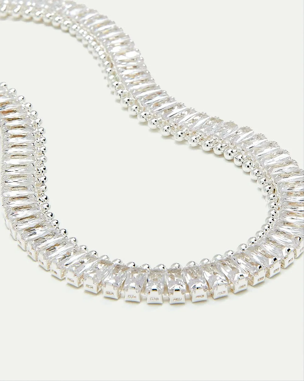 Short Necklace with Baguette Rhinestones sold by Reitmans