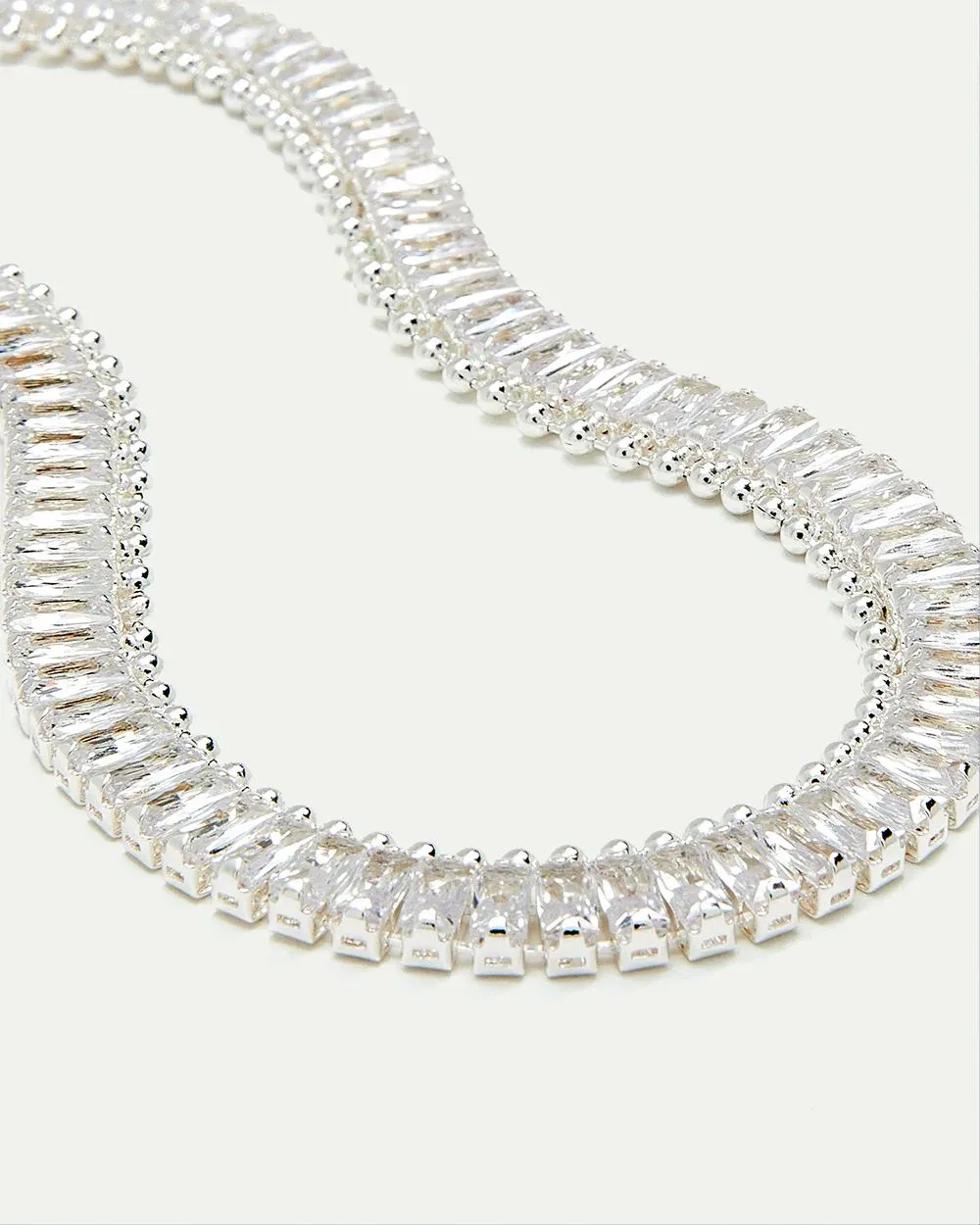 Short Necklace with Baguette Rhinestones sold by Reitmans product image thumbnail 3