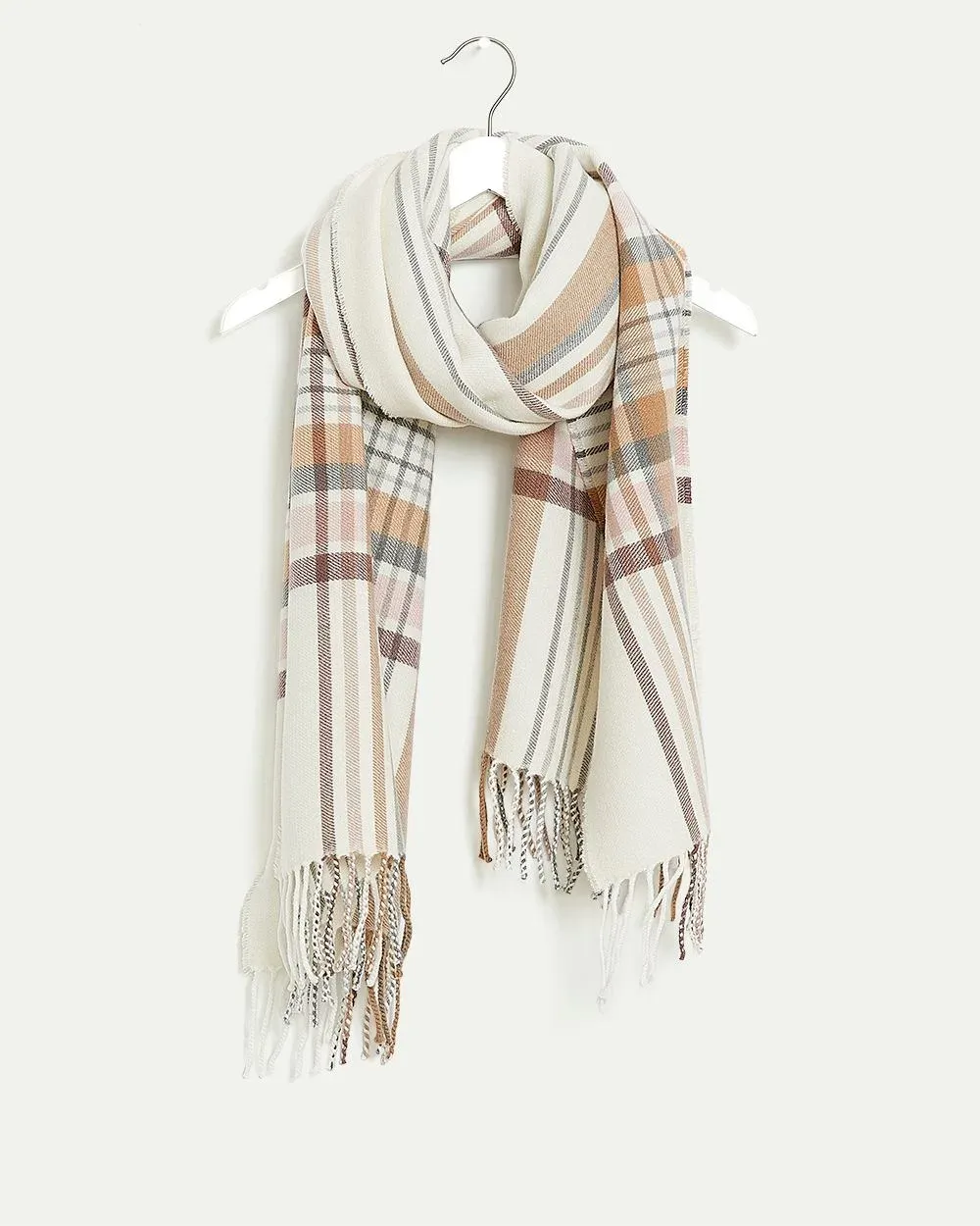 Plaid Blanket Scarf sold by Reitmans product image thumbnail 4