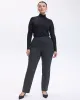 Straight-Leg High-Rise Pants - The Modern Stretch (R) - Petite sold by Reitmans