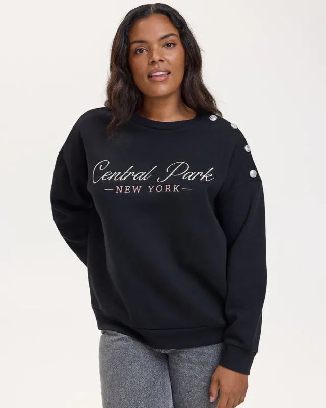 Long-Sleeve Crew-Neck Fleece Sweatshirt sold by Reitmans