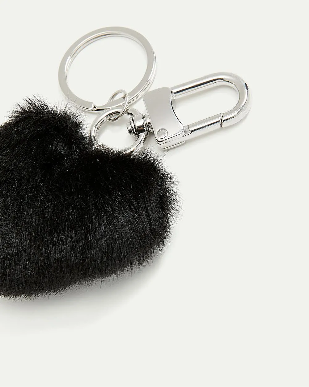 Keychain with Faux Fur Heart sold by Reitmans
