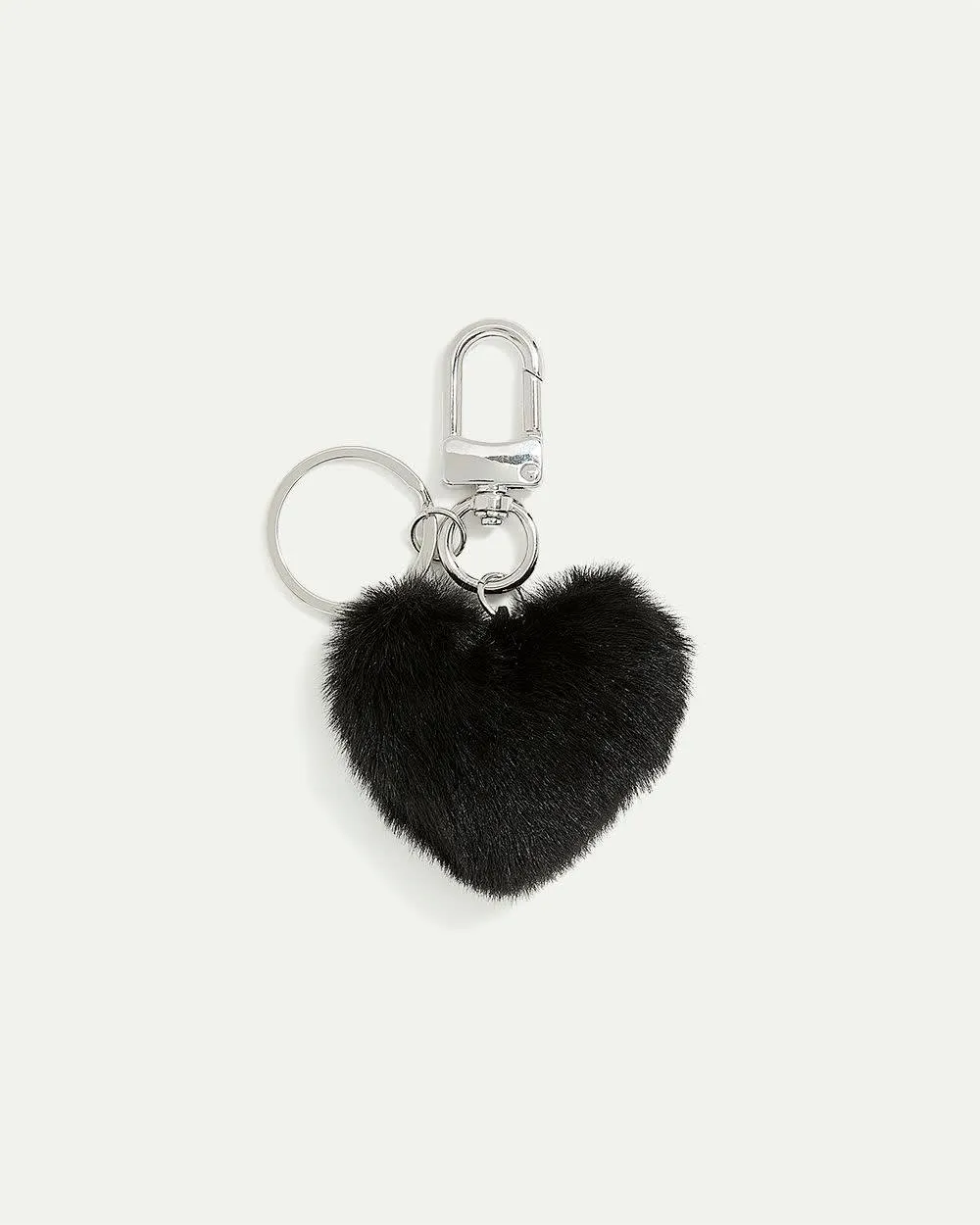 Keychain with Faux Fur Heart sold by Reitmans product image thumbnail 2