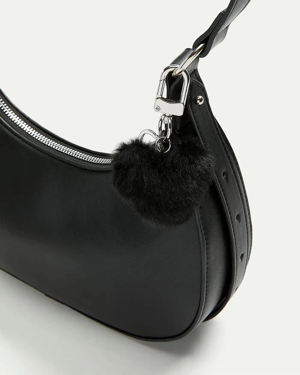 Keychain with Faux Fur Heart sold by Reitmans product image thumbnail 3