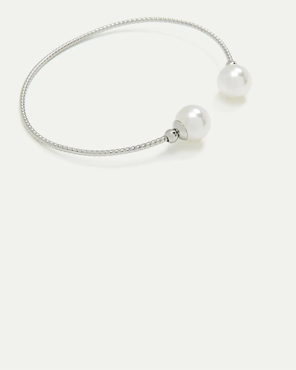 Open Cuff Bracelet with Pearls sold by Reitmans