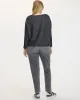 Long-Sleeve Boat-Neck Ribbed Sweater with Drawstring sold by Reitmans