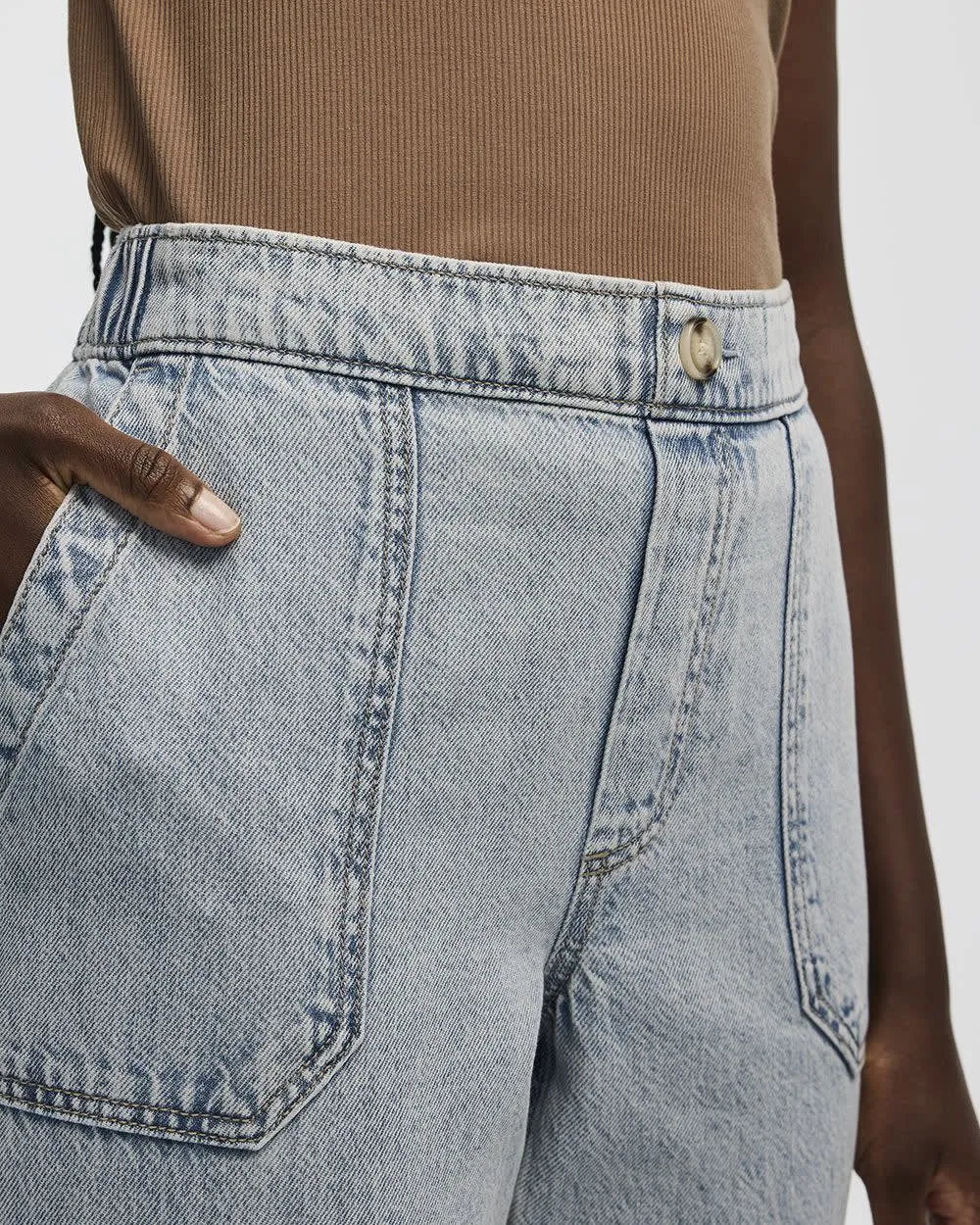 Denim Jogger with Cargo Pockets - Tall sold by Reitmans product image thumbnail 5