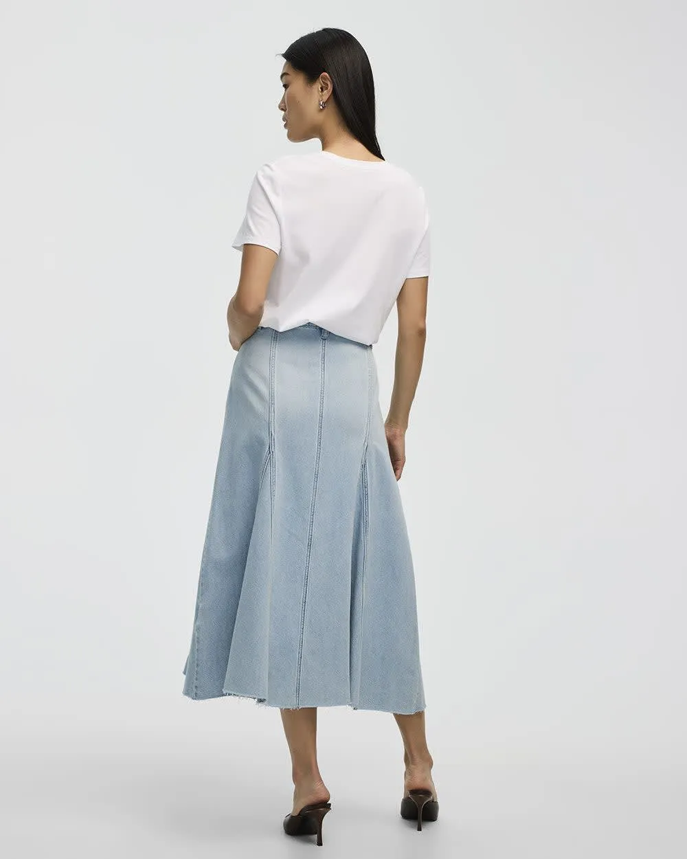 Midi Denim Skirt sold by Reitmans product image thumbnail 2