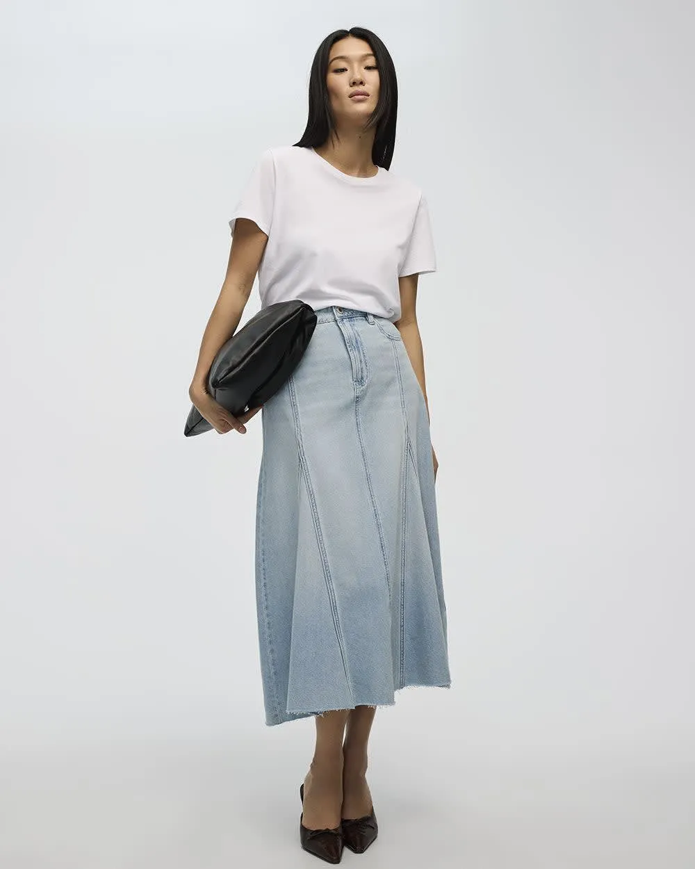 Midi Denim Skirt sold by Reitmans product image thumbnail 4