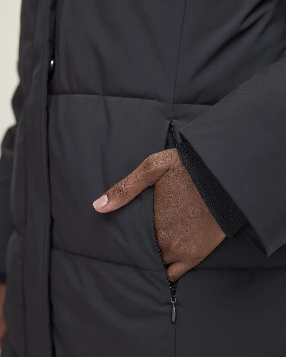 Hooded Quilted Jacket sold by Reitmans product image thumbnail 4