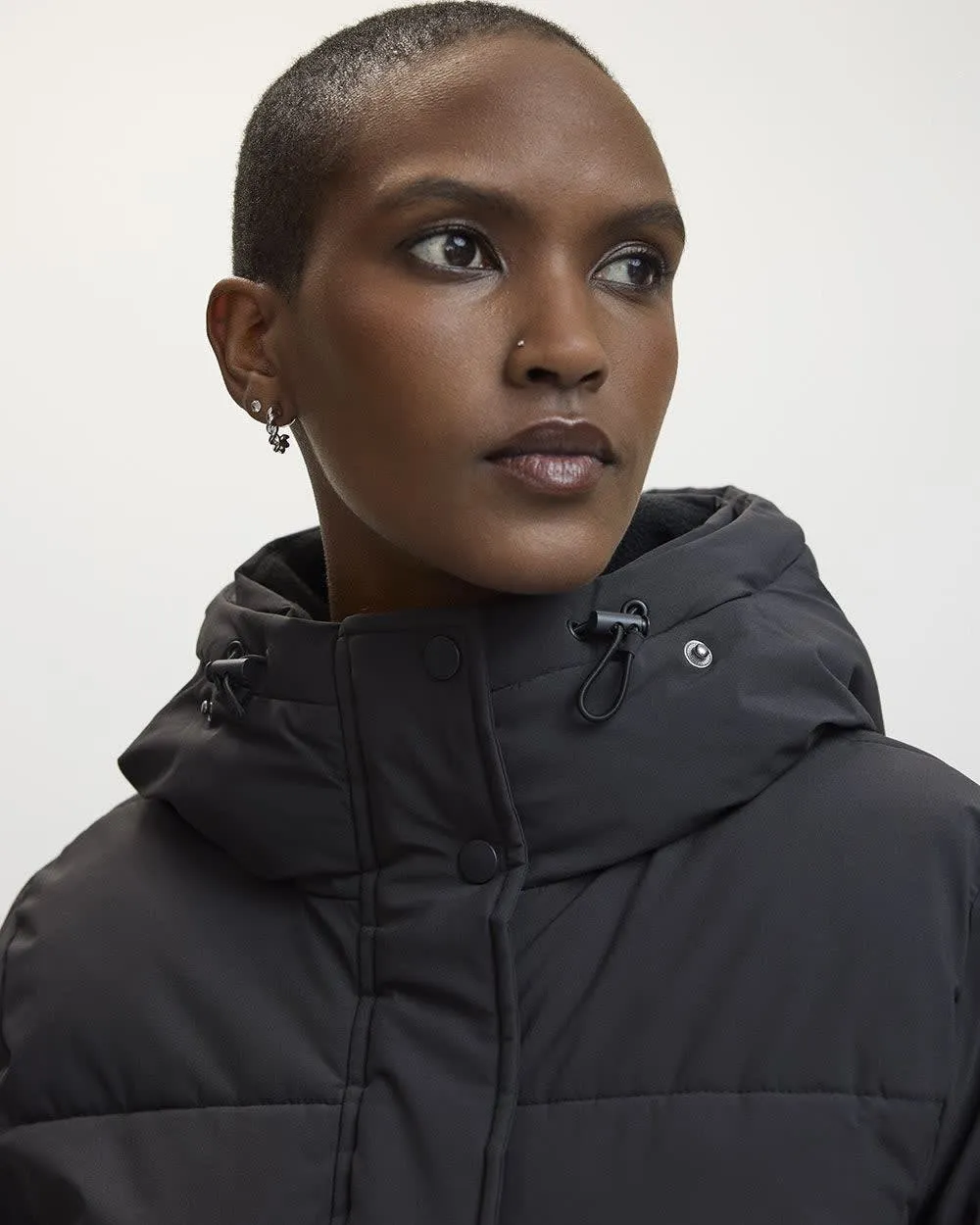 Hooded Quilted Jacket sold by Reitmans product image thumbnail 5