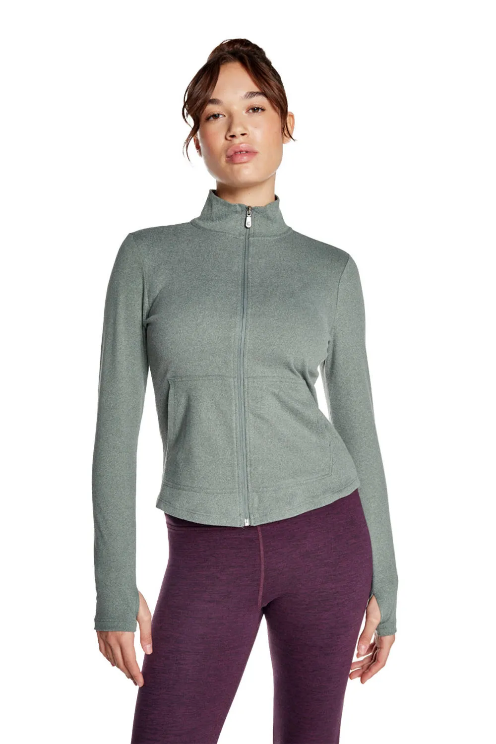 Kyodan-Aspen Lightweight Zip Up Long-Sleeve Sweater sold by Reitmans