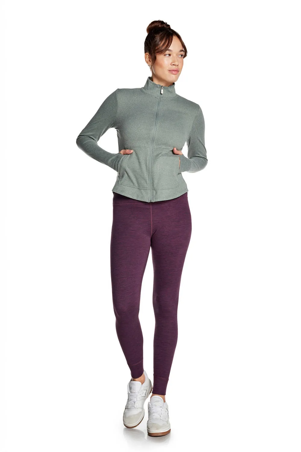 Kyodan-Aspen Lightweight Zip Up Long-Sleeve Sweater sold by Reitmans product image thumbnail 3