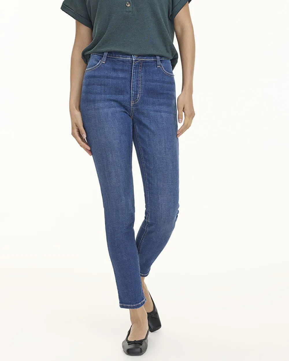 Skinny-Leg Ankle Jean - Tall sold by Reitmans