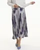 Pleated Midi Satin Skirt sold by Reitmans