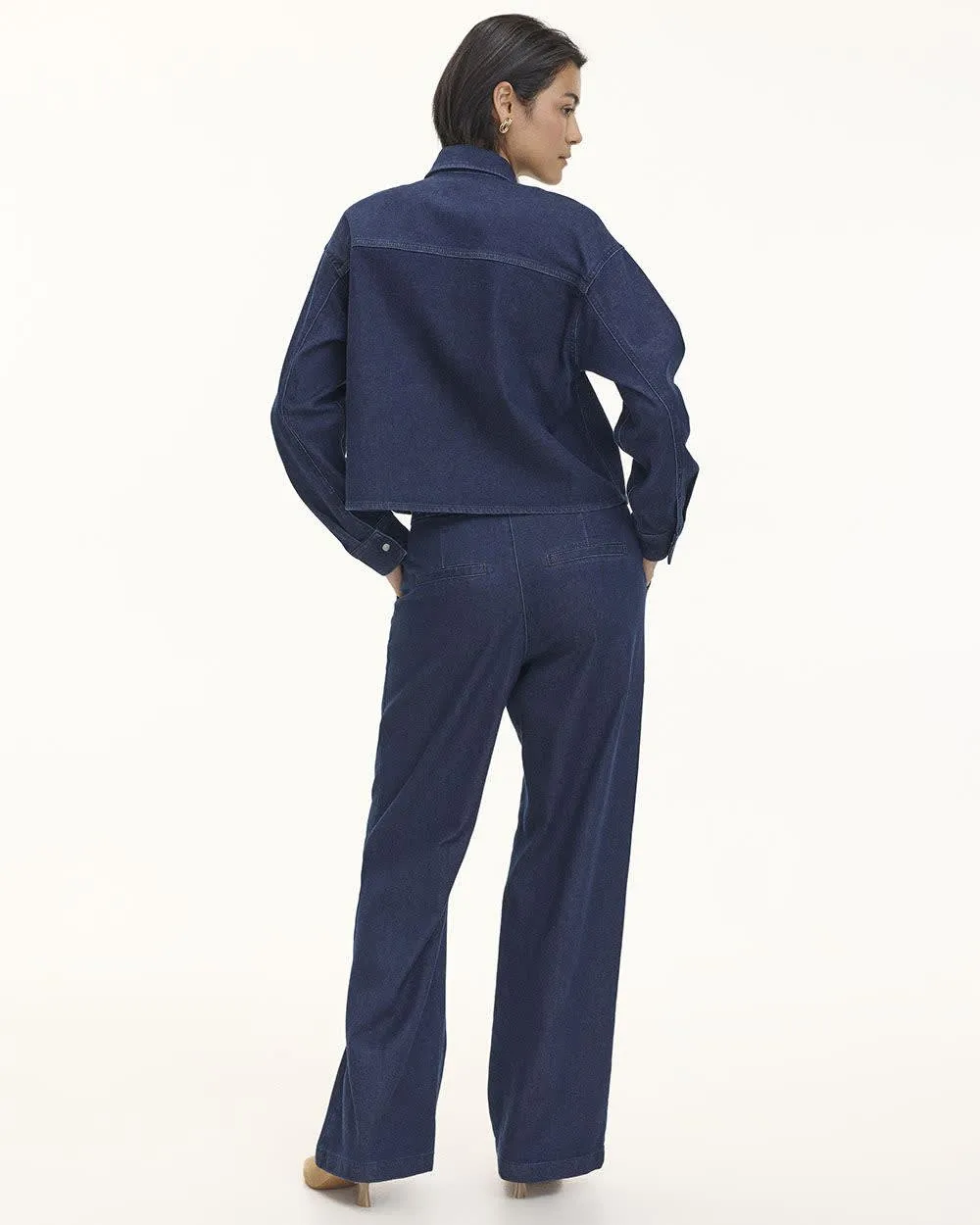 Short Denim Overshirt sold by Reitmans product image thumbnail 2