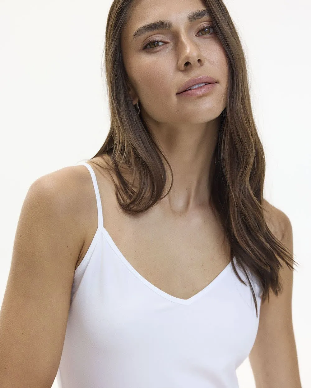 V-Neck Cotton Tank - R Essentials sold by Reitmans product image thumbnail 4