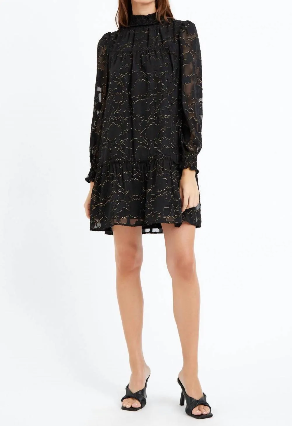 GREYLIN - Traci Smocked Neck Burnout Dress sold by Reitmans product image thumbnail 3