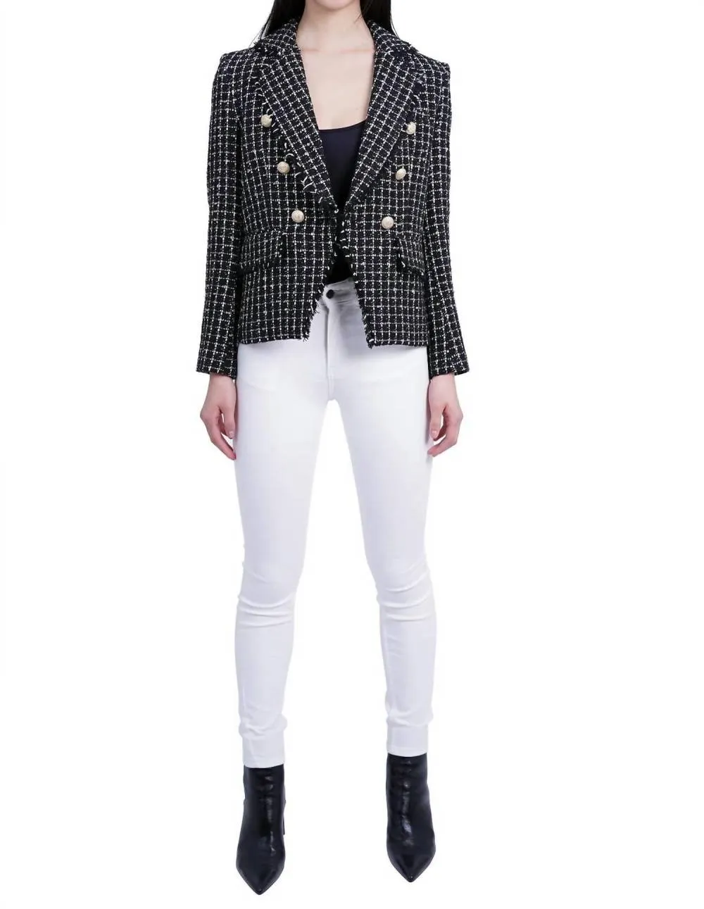 LOVE TOKEN - Angie Tweed Blazer sold by Reitmans product image thumbnail 2